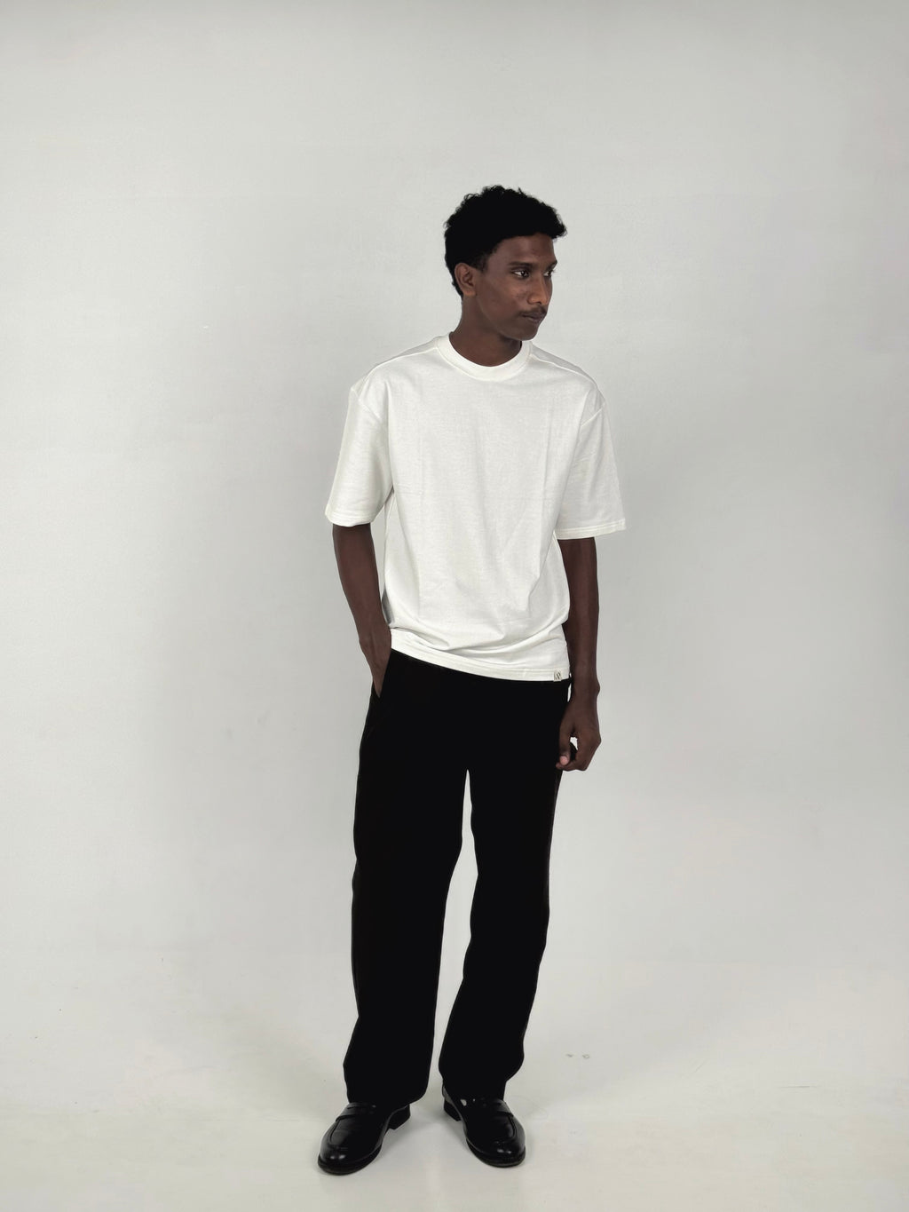 Bone White Tee